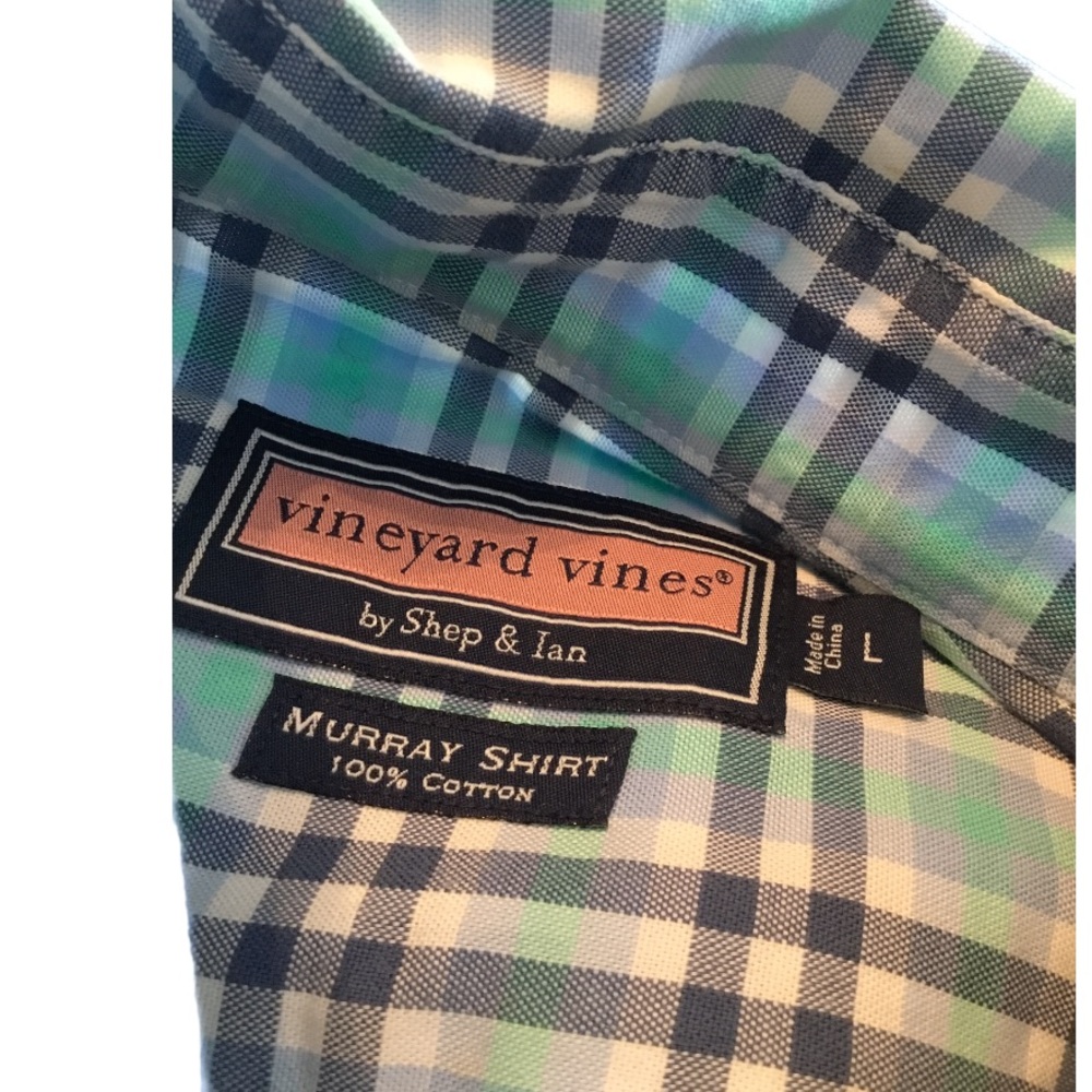 Vineyard Vines Mens Classic Fit Murray Shirt All Cotton Casual Button Do…